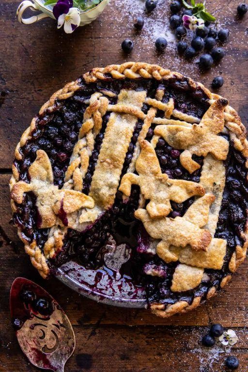 Blueberry Lavender Pie Filling