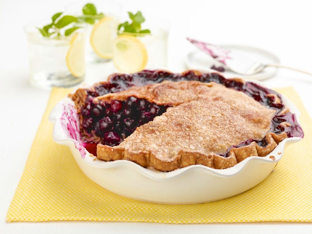 Blueberry Lemon Pie with Buttery Crust