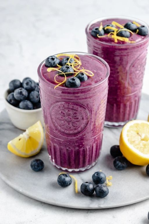 Blueberry Lemon Zest Smoothie