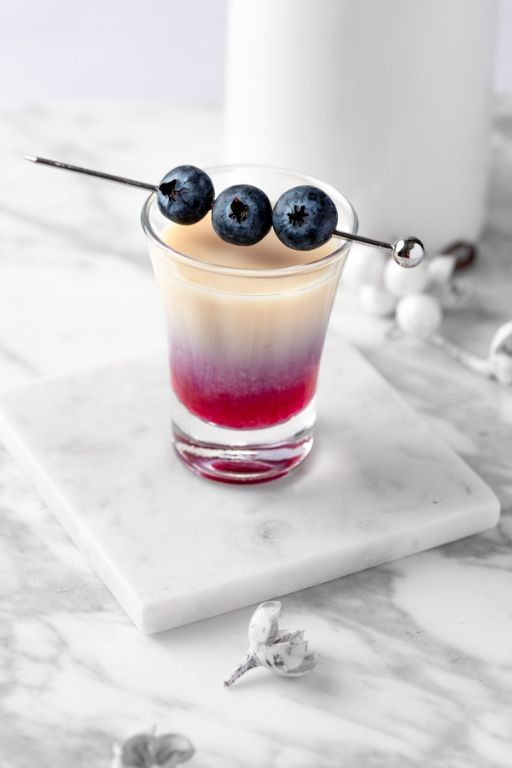 Blueberry Muffin RumChata Shot