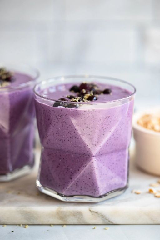 Blueberry Oats Grounded Smoothie