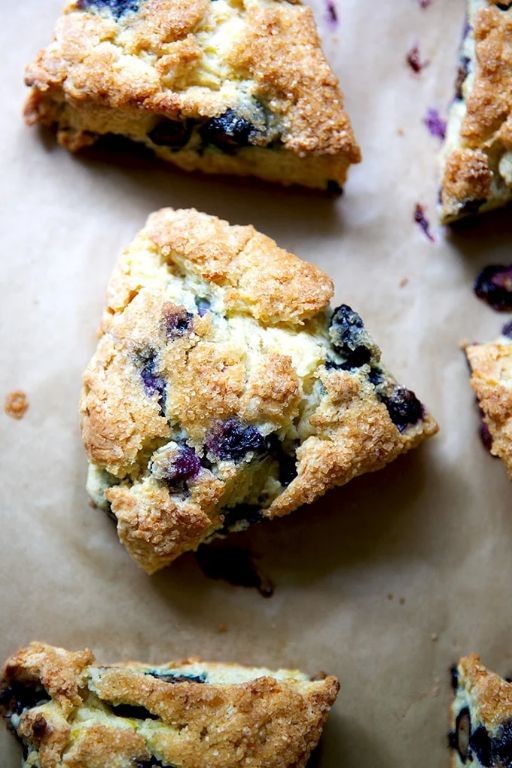 Blueberry Scones with a Buttermilk Base