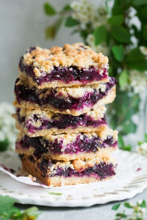 Blueberry Streusel Bars