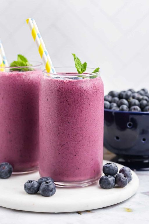 Blueberry Yogurt Soju Smoothie