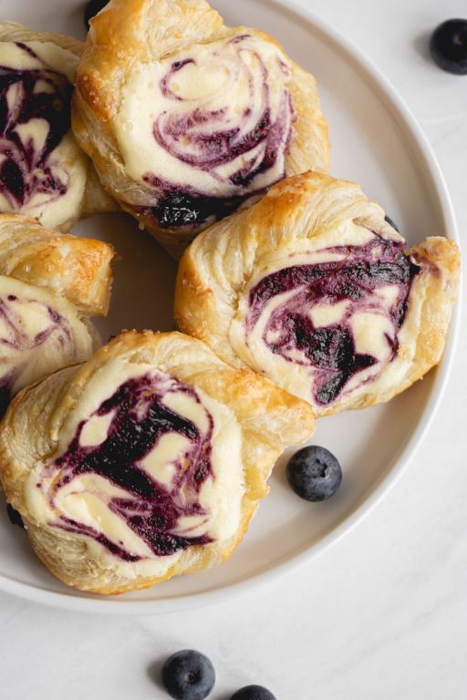 Blueberry and Cream Cheese Danish