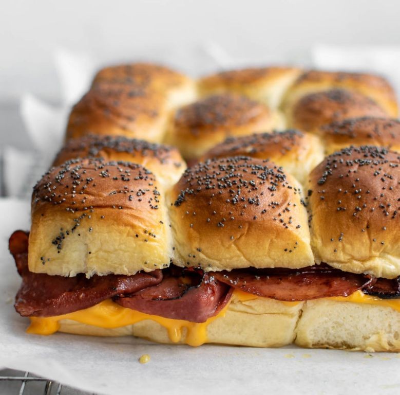 Bologna and Mustard Sliders