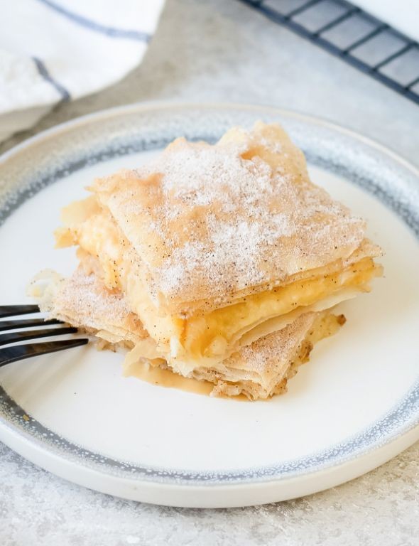 Bougatsa: Sweet Custard Pie with Phyllo