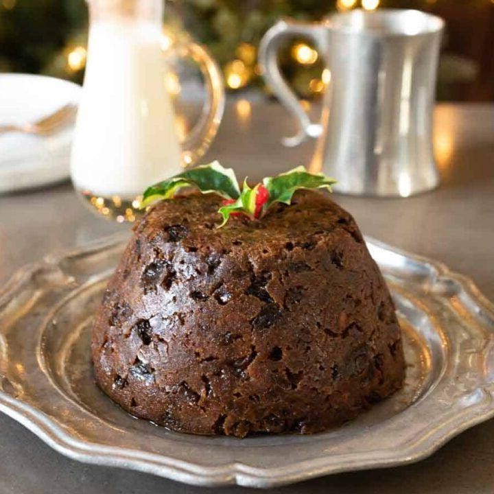 Brandy-Infused Christmas Pudding