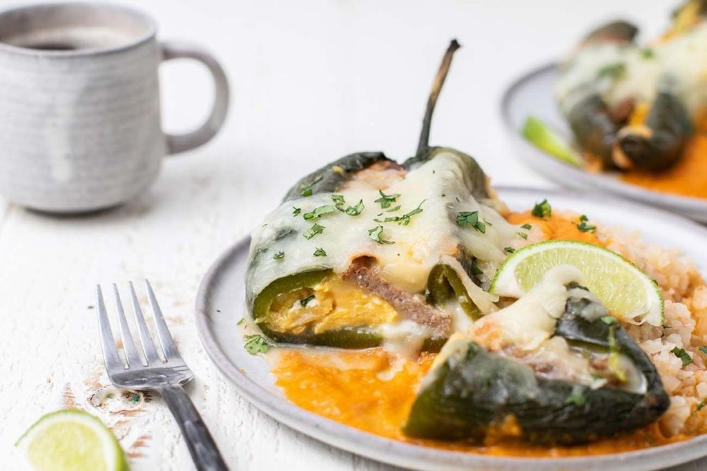Breakfast Chile Relleno with Eggs