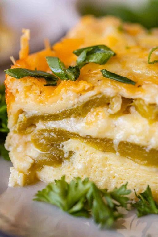 Breakfast Chili Relleno Casserole with Eggs
