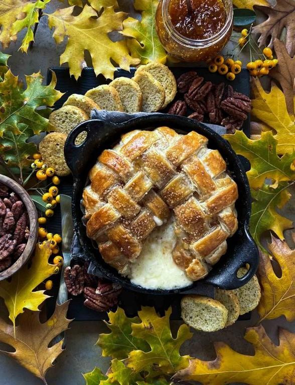 Brie and Orange Marmalade Pastries