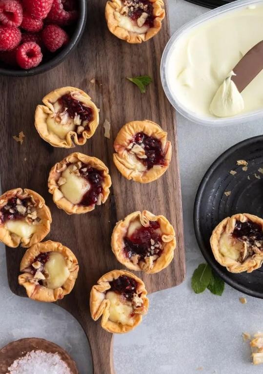 Brie and Raspberry Jam Danish