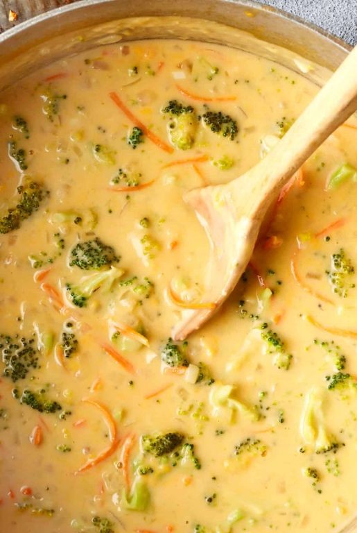 Broccoli Cheddar Soup in a Jar