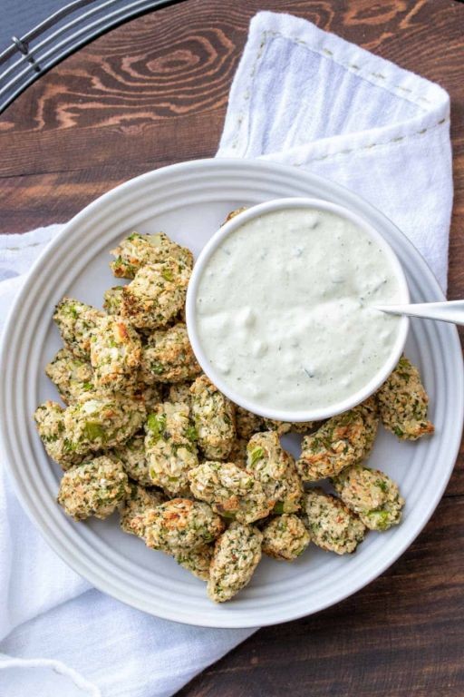 Broccoli and Cauliflower Tots