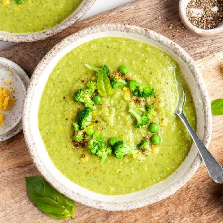 Broccoli and Pea Soup
