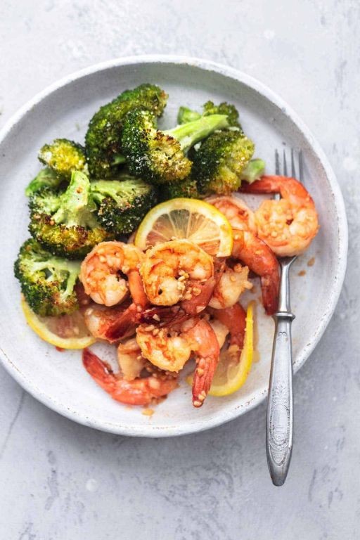 Broccoli and Shrimp Scampi