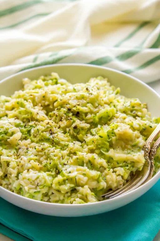 Brown Rice Cereal with Zucchini