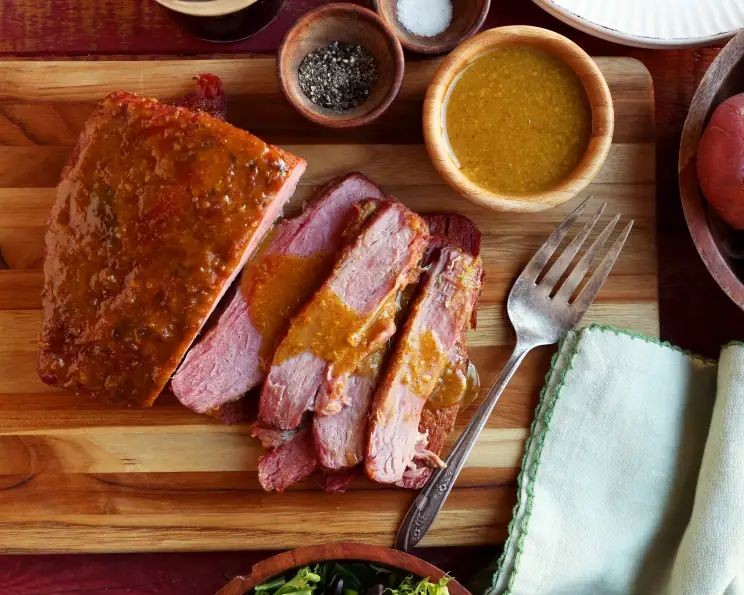 Brown Sugar and Mustard Glazed Steak