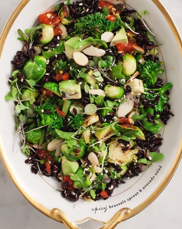 Brussels Sprouts and Avocado Salad