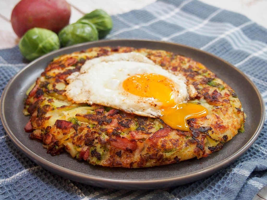 Bubble and Squeak with Leftover Veggies