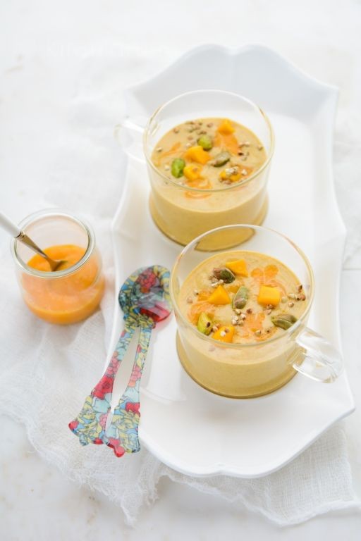 Buckwheat Cereal with Mango Puree