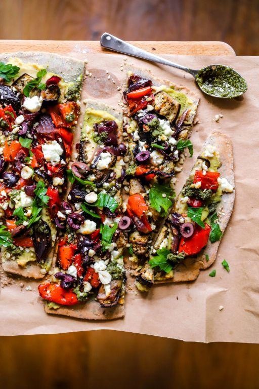 Buckwheat and Sesame Vegan Flatbread