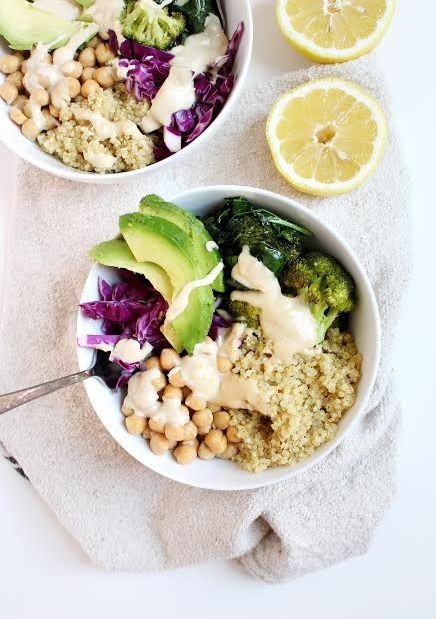 Buddha’s Feast Slaw with Tahini Dressing
