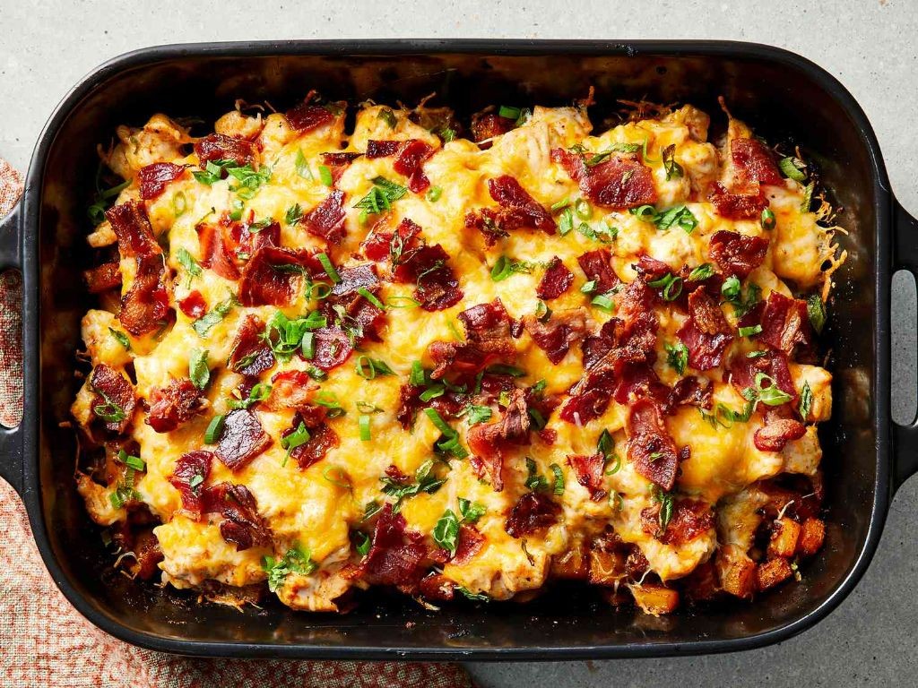 Buffalo Chicken Hotdish