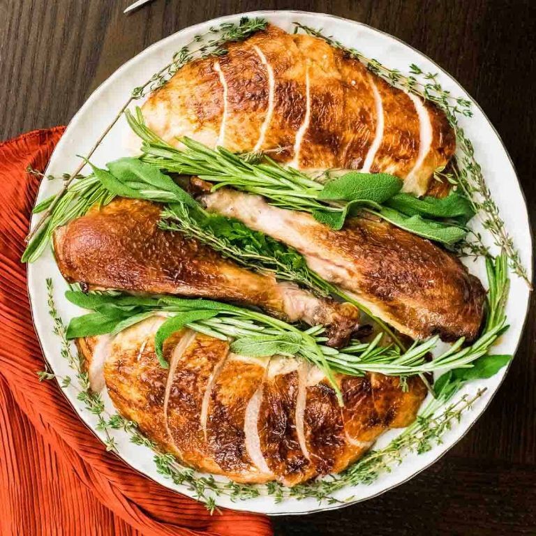 Buttermilk Brined Fried Turkey with Herbs