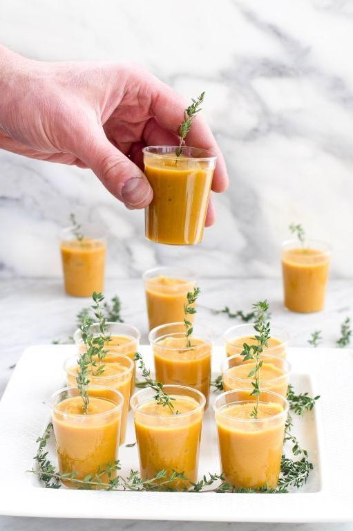 Butternut Squash Soup Shooters