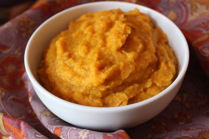 Butternut Squash and Apple Puree