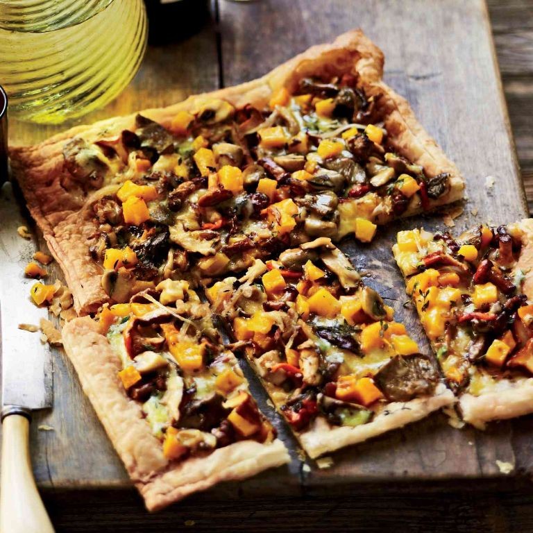 Butternut Squash and Gruyere Tart