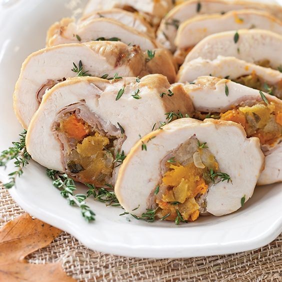 Butternut Squash and Sage Stuffed Chicken Breast