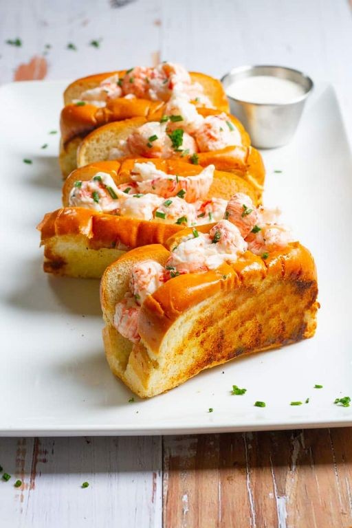 Buttery Langostino Roll with Toasted Brioche