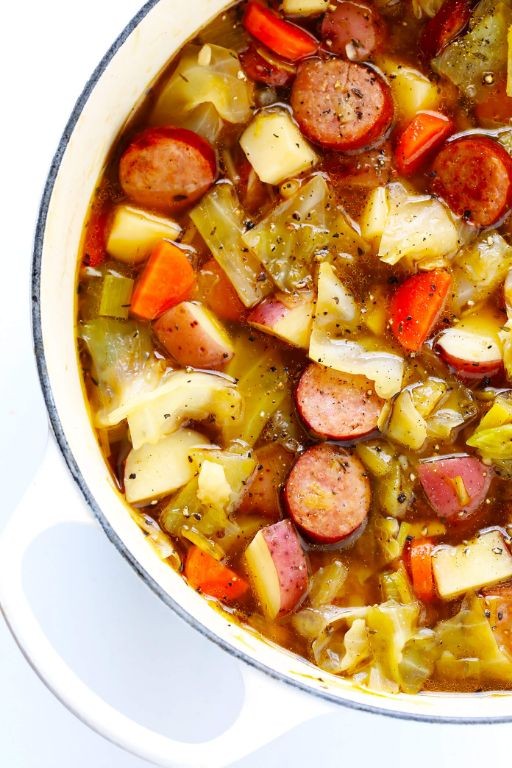 Cabbage and Sausage Soup