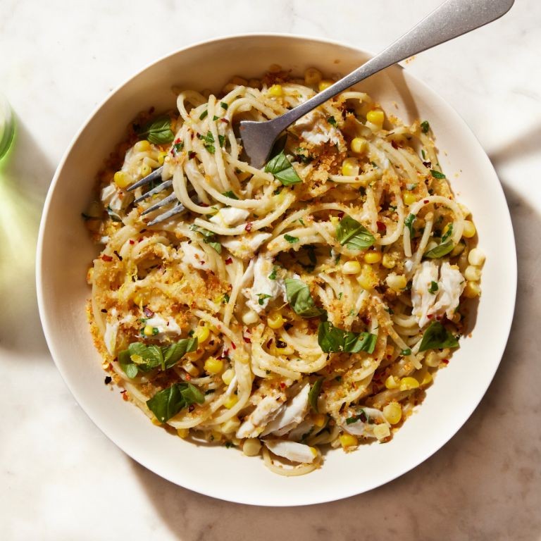 Cajun Crab and Corn Pasta