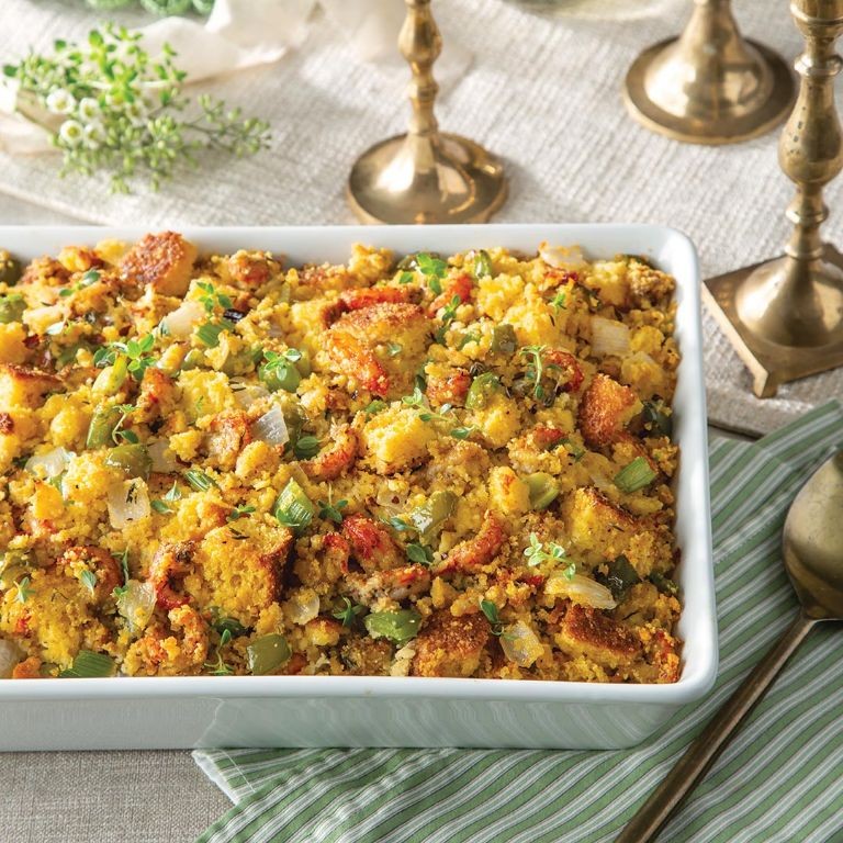 Cajun Crawfish and Cornbread Dressing