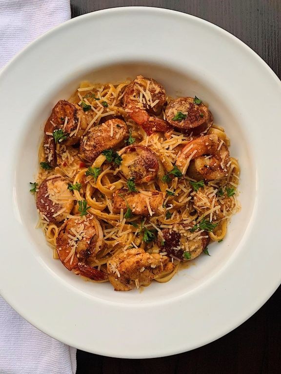 Cajun Spaghetti with Creole Sauce