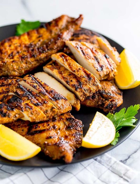 Cajun Spiced Grilled Chicken Strips