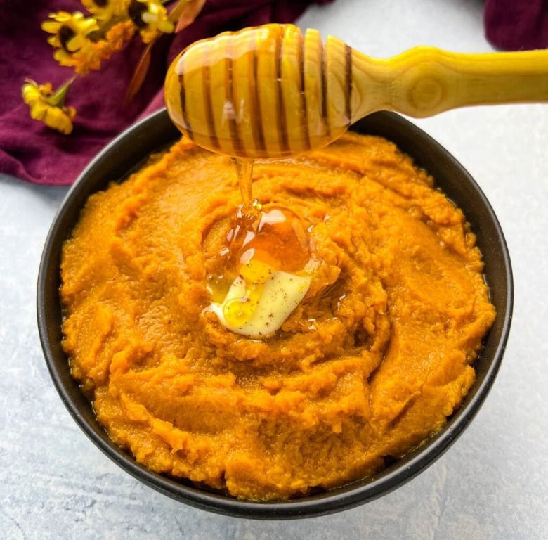 Cajun-Style Sweet Potato Mash with Brown Sugar Glaze