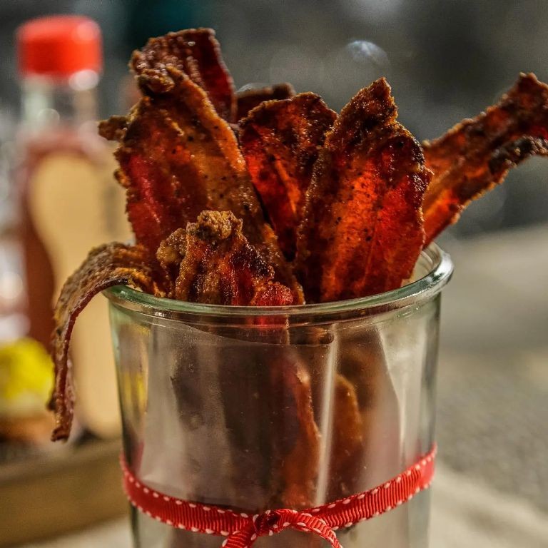 Candied habanero bacon bites