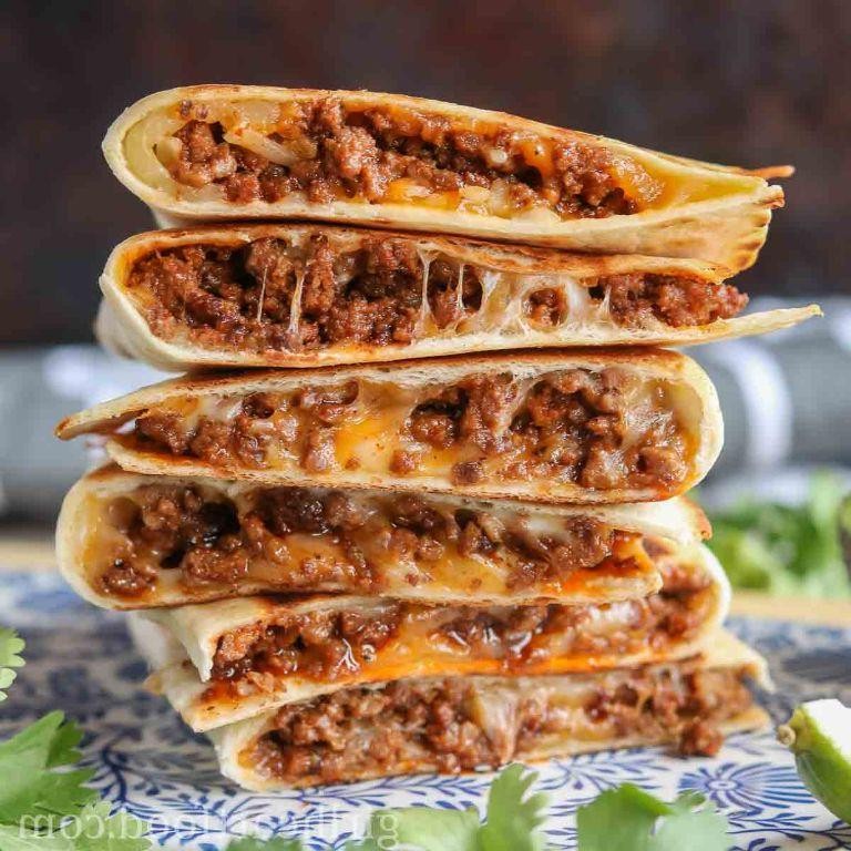 Canned Beef and Cheese Quesadillas