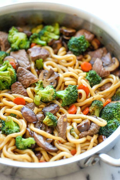 Canned Beef and Noodle Stir-Fry