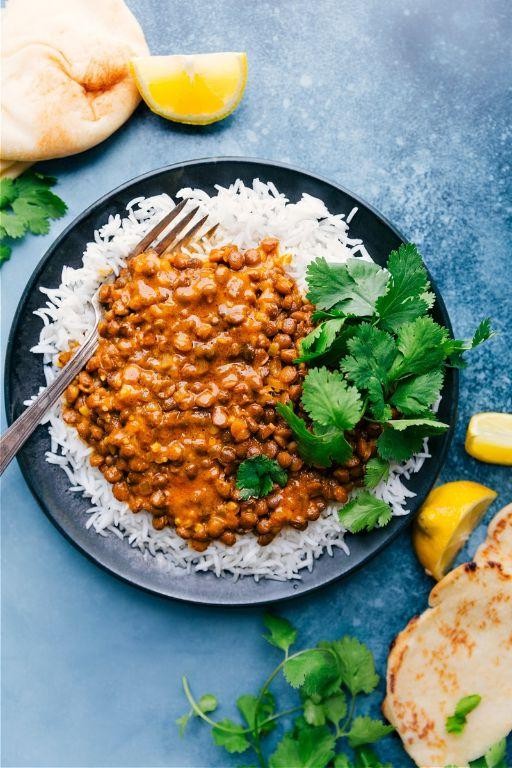 Canned Lentil and Coconut Curry