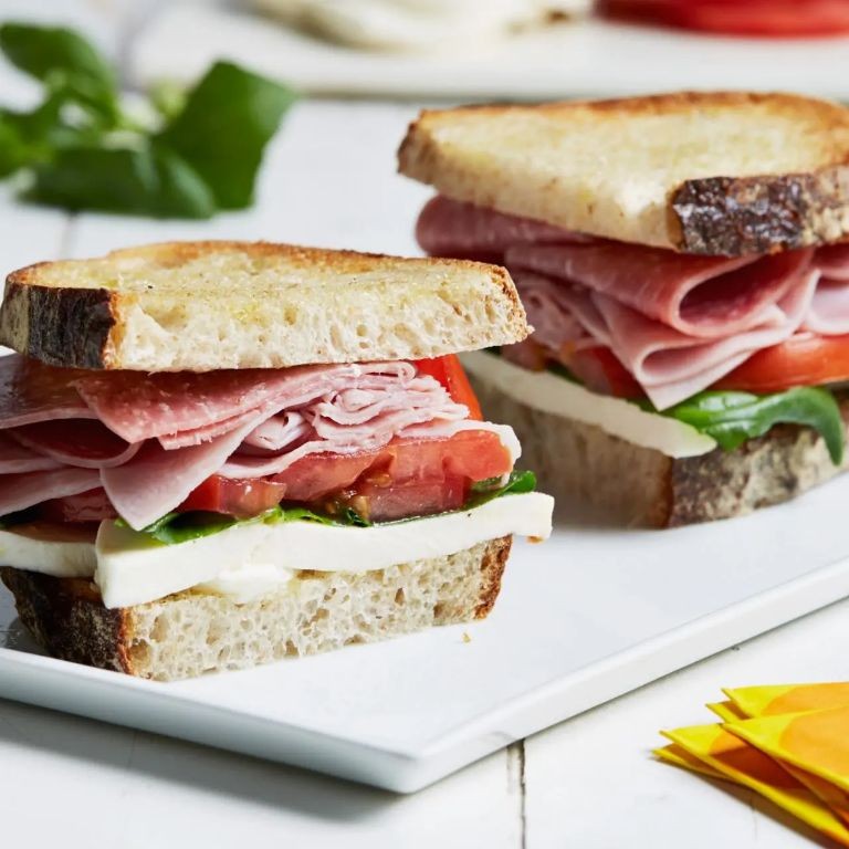 Caprese Submarine Sandwich