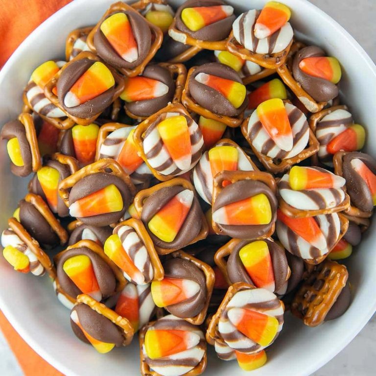 Caramel Corn Pretzel Bites