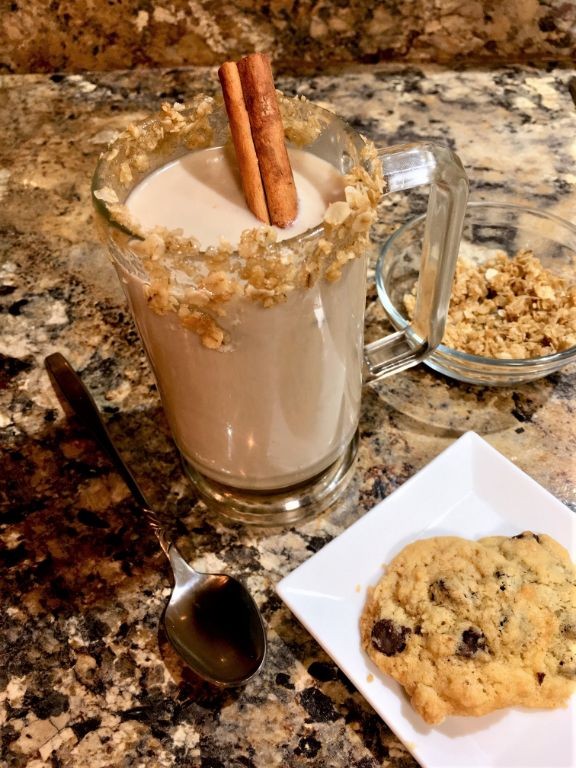 Caramel Drizzle Oatmeal Cookie Latte