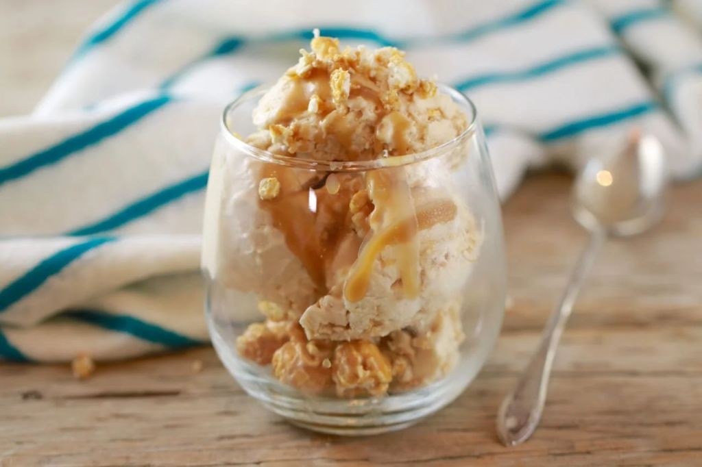 Caramel Popcorn Ice Cream