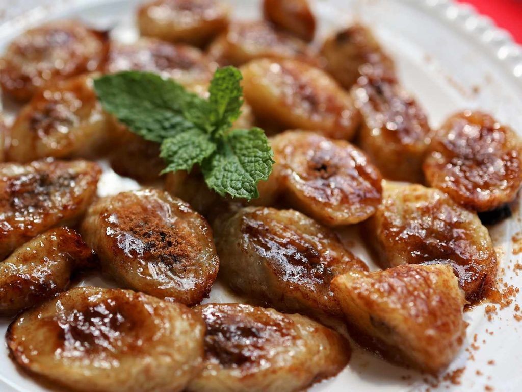 Caramelized Air Fryer Bananas