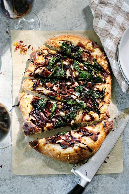 Caramelized Onion Griddle Pizza